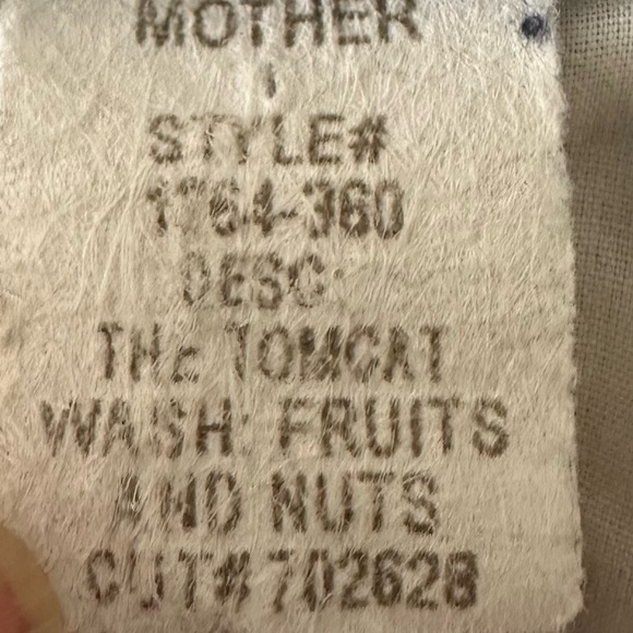 MOTHER Denim The Tomcat, Size 26, EUC - Picture 15 of 15